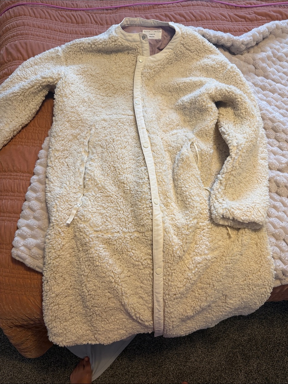 Cozy Cream Sherpa Womens' Jacket